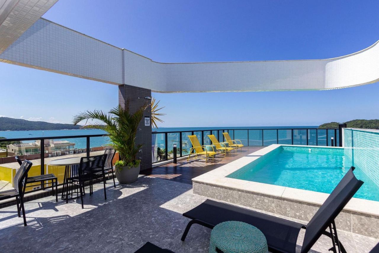 Aion Suites 205 - Lindo Apartamento Com Vista Para O Mar, A 60M Da Praia De Bombinhas, Com Piscina E Academia No Rooftop. Екстериор снимка