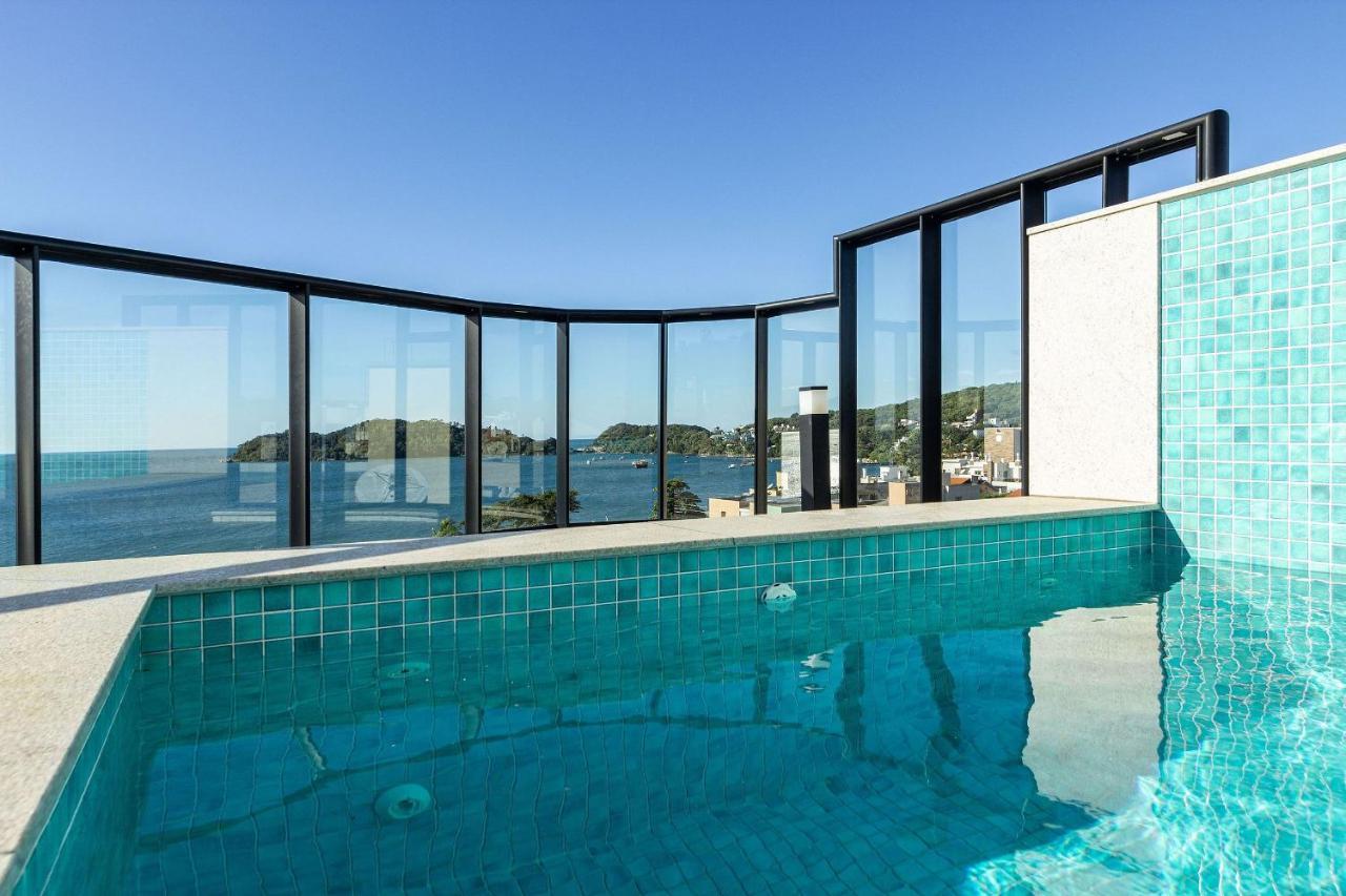 Aion Suites 205 - Lindo Apartamento Com Vista Para O Mar, A 60M Da Praia De Bombinhas, Com Piscina E Academia No Rooftop. Екстериор снимка